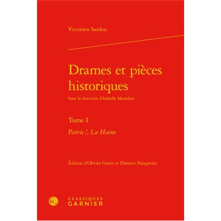 Drames et pièces historiques