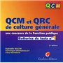 QCM ET QRC DE CULTURE GÉNÉRALE AUX CONCOURS DE LA FONCTION PUBLIQUE. TOME 1 - 2È