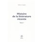 Histoire de la littérature récente