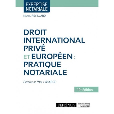 Droit international privé et européen : pratique notariale