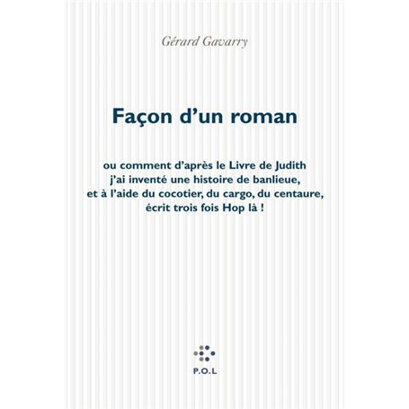 Façon d'un roman