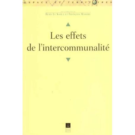 EFFETS DE L INTERCOMMUNALITE