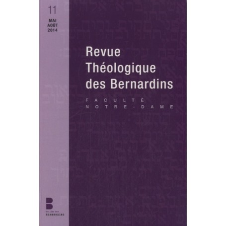 Revue theologique des bernardins n11
