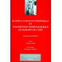JUSTICE CONSTITUTIONNELLE ET TRANSITION DÉMOCRATIQUE EN EUROPE DE L'EST