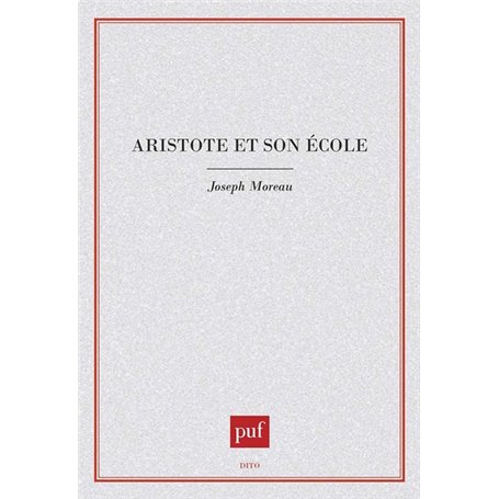 Aristote et son école