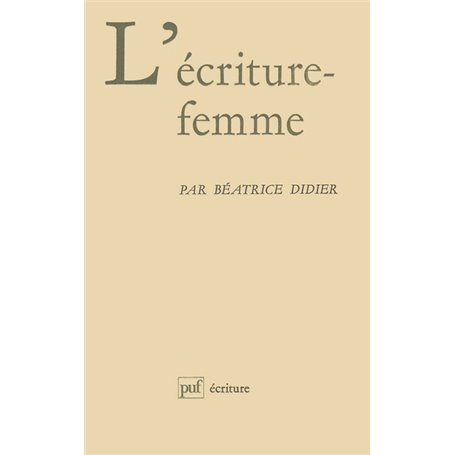 L'écriture-femme