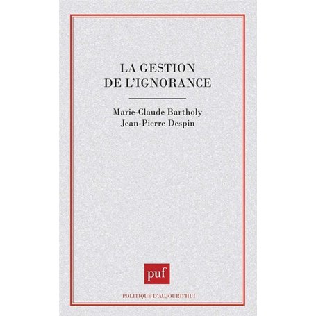 La gestion de l'ignorance