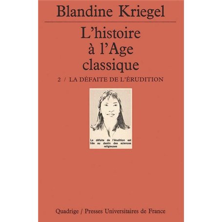 L'histoire de l'âge classique. Tome 2