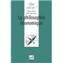 La philosophie économique