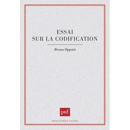 Essai sur la codification