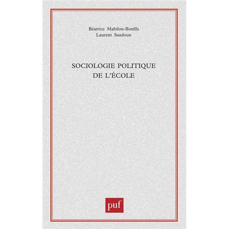 Sociologie politique de l'école