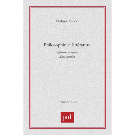 Philosophie et littérature