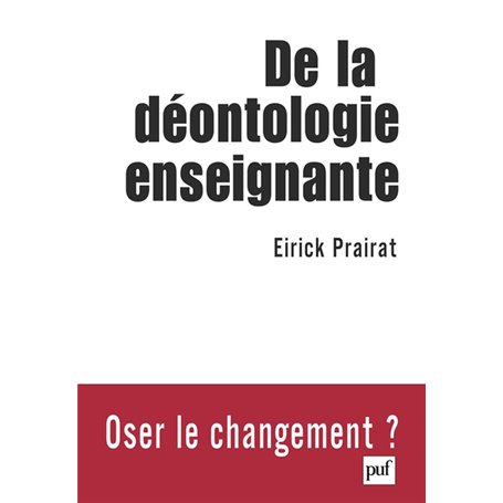 De la déontologie enseignante