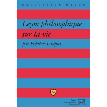 Leçon philosophique sur la vie