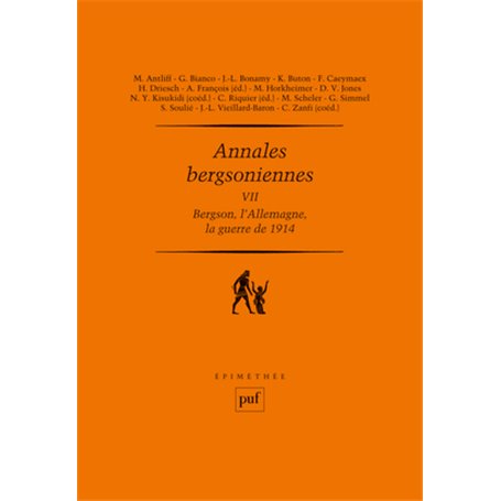 Annales bergsoniennes, VII