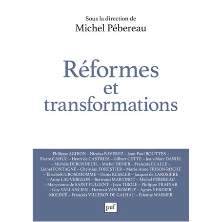 Réformes et transformations