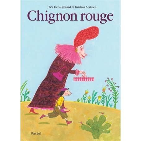 chignon rouge