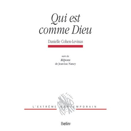Qui est comme Dieu