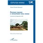 Politiques publiques et développement rural durable