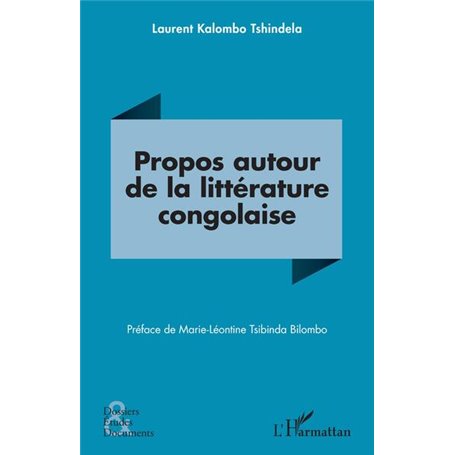Propos autour de la littérature congolaise