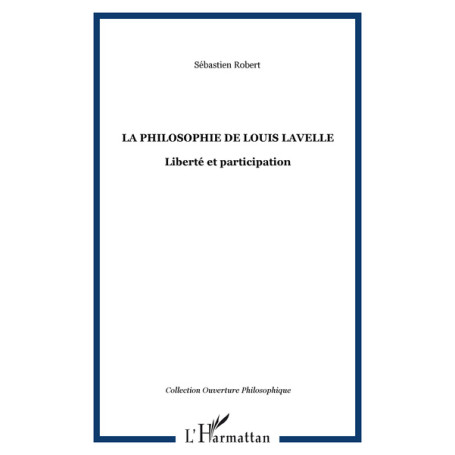 La philosophie de Louis Lavelle