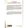 Chroniques de la démocratisation au Niger
