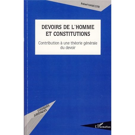 Devoirs de l'homme et constitutions