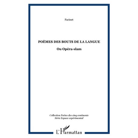 Poèmes des bouts de la langue