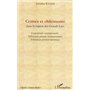 Crimes et châtiments dans la région des Grands Lacs