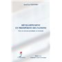Développement et prospérité des nations