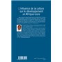 L'influence de la culture sur le développement en Afrique noire