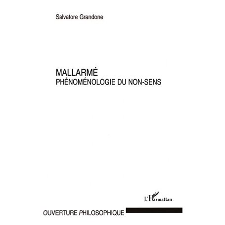 MALLARME PHENOMENOLOGIE DU NON SENS