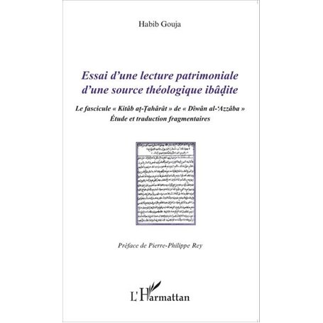 Essai d'une lecture patrimoniale d'une source théologique ibâdite