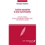 Lettre ouverte à une survivante