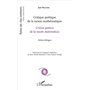 Critique poétique de la raison mathématique