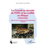 Le Conseil de sécurité de l'ONU et les conflits en Afrique