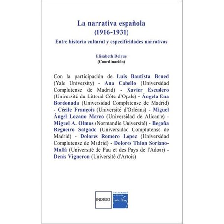 La narrativa española (1916-1931)