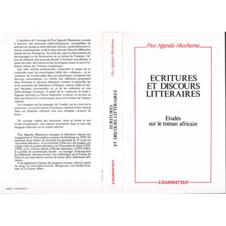 Ecritures et discours littéraires