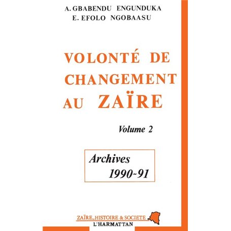 Volonté de changement au Zaïre