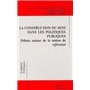 La construction du sens dans les politiques publiques