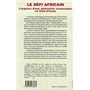 Le défi africain