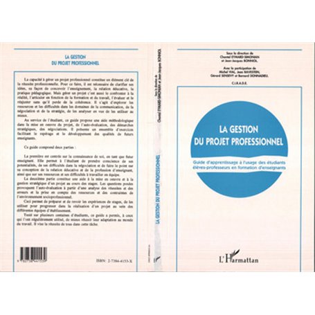 La gestion du projet professionnel