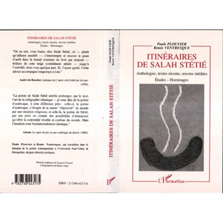 Itinéraire de Salah Stétié, anthologies, textes récents, oeuvres inédites