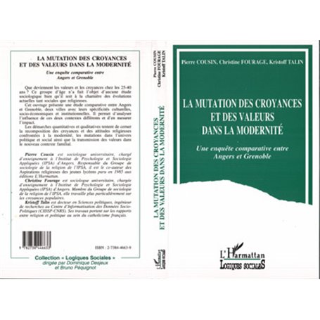 La mutation des croyances et des valeurs dans la modernité