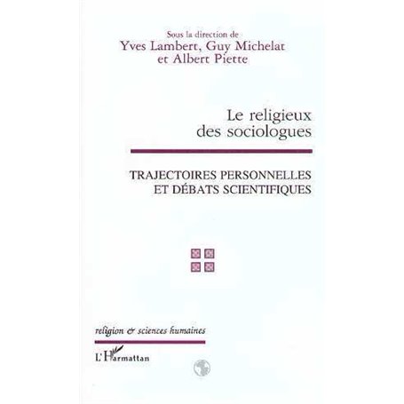 LE RELIGIEUX DES SOCIOLOGUES