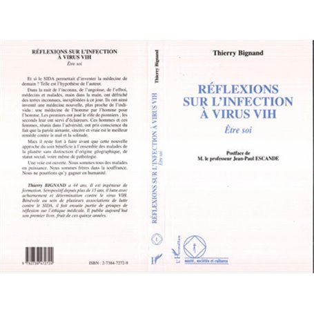Réflexions sur l'infection à Virus VIH