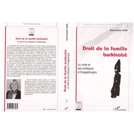 DROIT DE LA FAMILLE BURKINABÉ