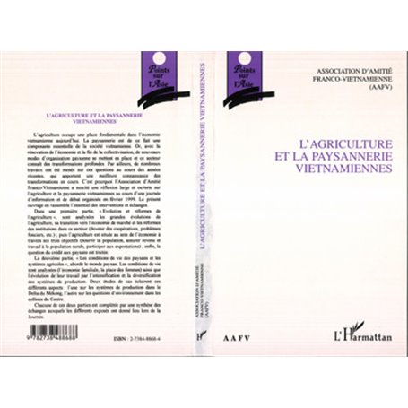 AGRICULTURE ET LA PAYSANNERIE VIETNAMIENNES