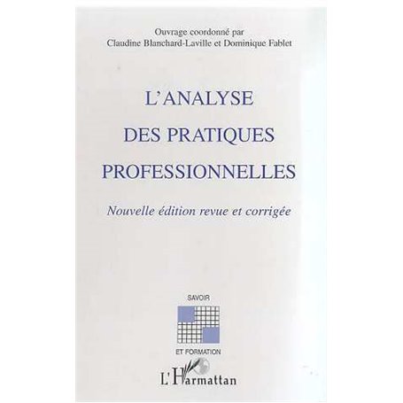 L'analyse des pratiques professionnelles