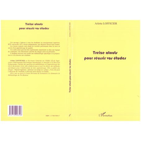 TREIZE ATOUTS POUR REUSSIR VOS ETUDES